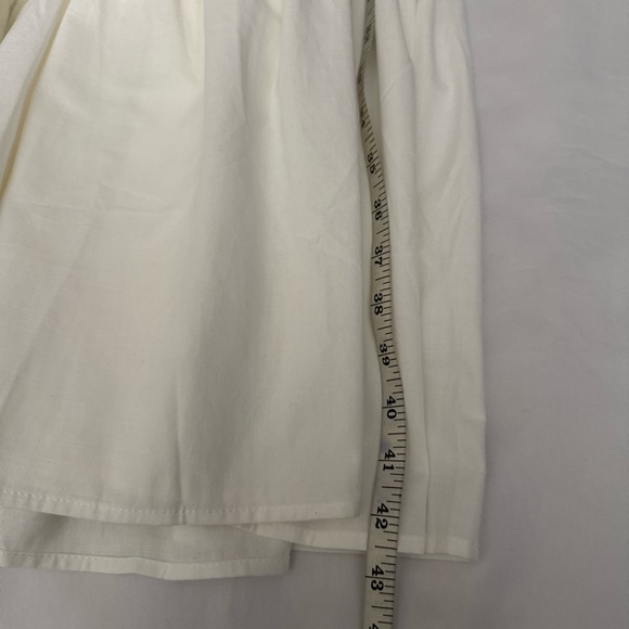 White ring crop top slit maxi skirt set - Picture 12 of 13